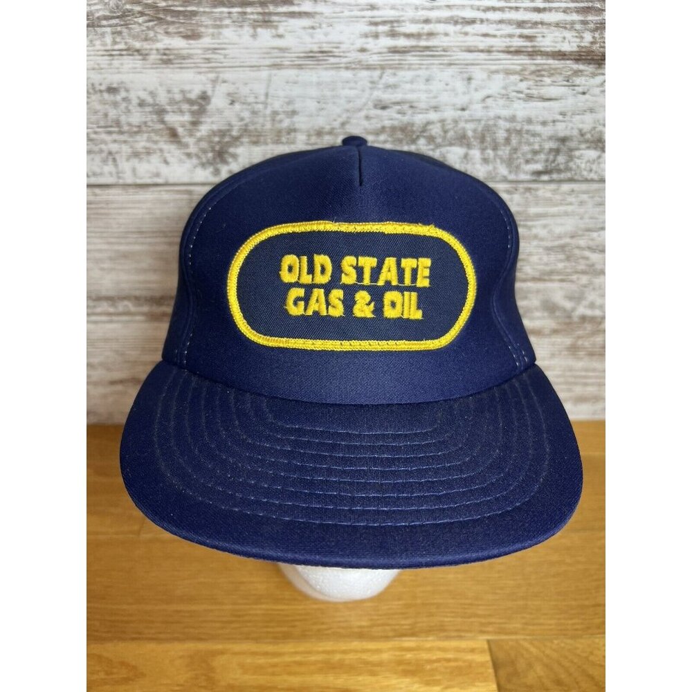 Vintage Wear Guard Old State Oil & Gas Trucker Hat Cap SnapBack